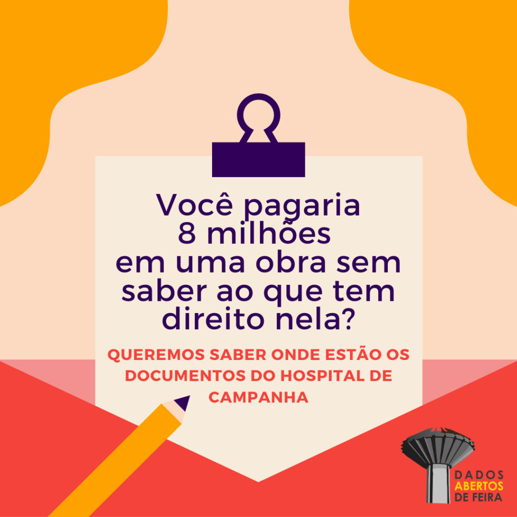 E o hospital de campanha?
