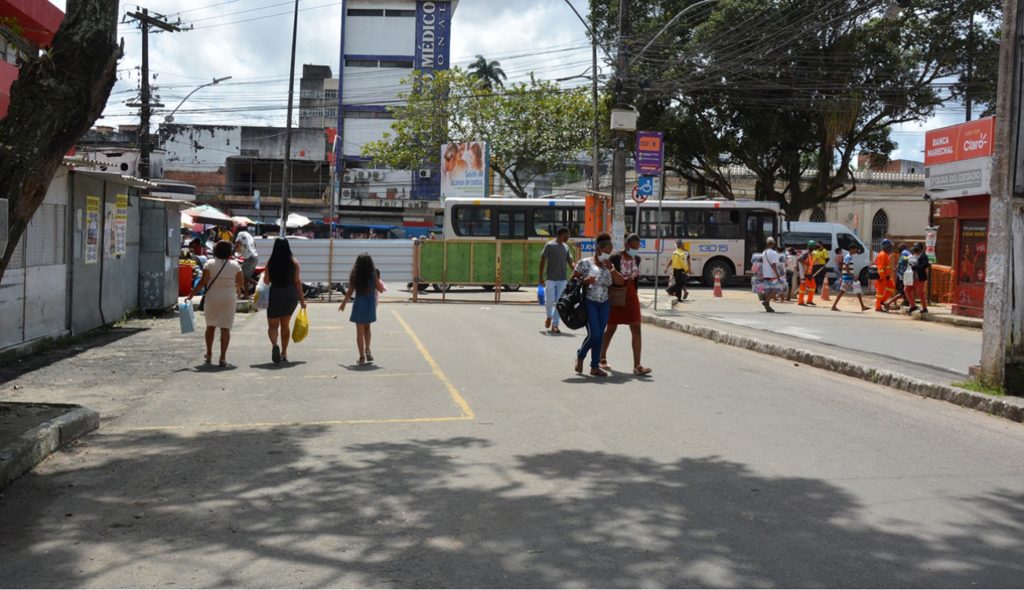 Rua Marechal Deodoro está temporariamente fechada para obras