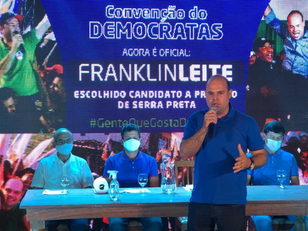 Democratas e partidos aliados apresentam Franklin Leite candidato a prefeito em Serra Preta