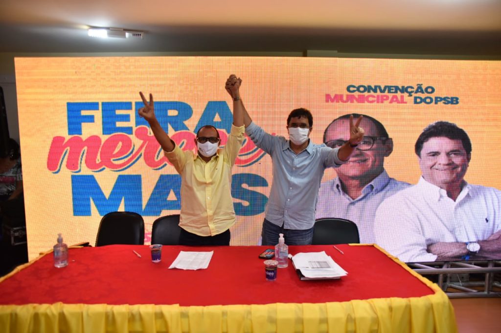 Convenção do PSB oficializa Beto Tourinho e Ângelo Almeida como candidatos a prefeito e vice em Feira