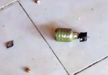 Mulher encontra granada em casa após tiroteio