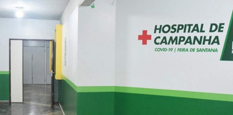 Hospital de Campanha de Feira têm 100% de leitos de UTI ocupados; Cleriston 93% de ocupação