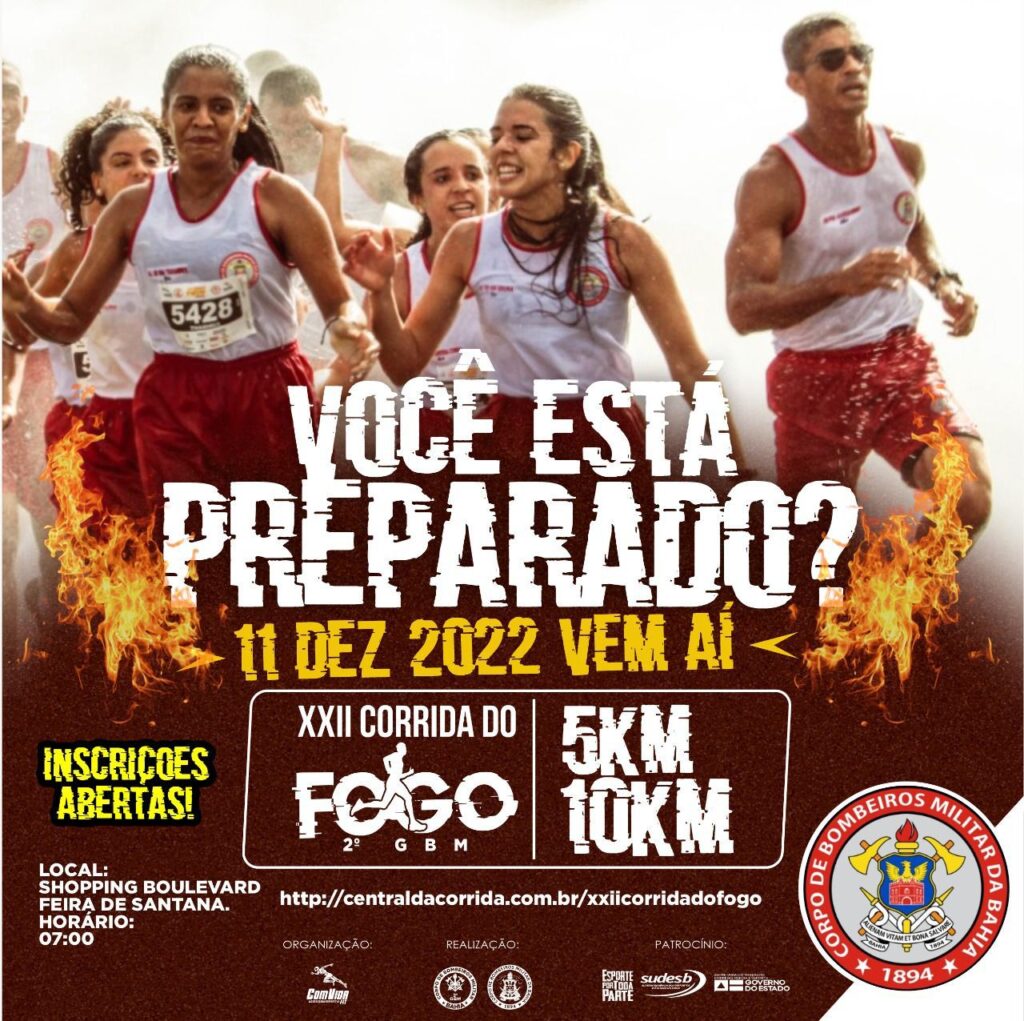 2ºGBM abre inscrições para a 23ª Corrida do Fogo