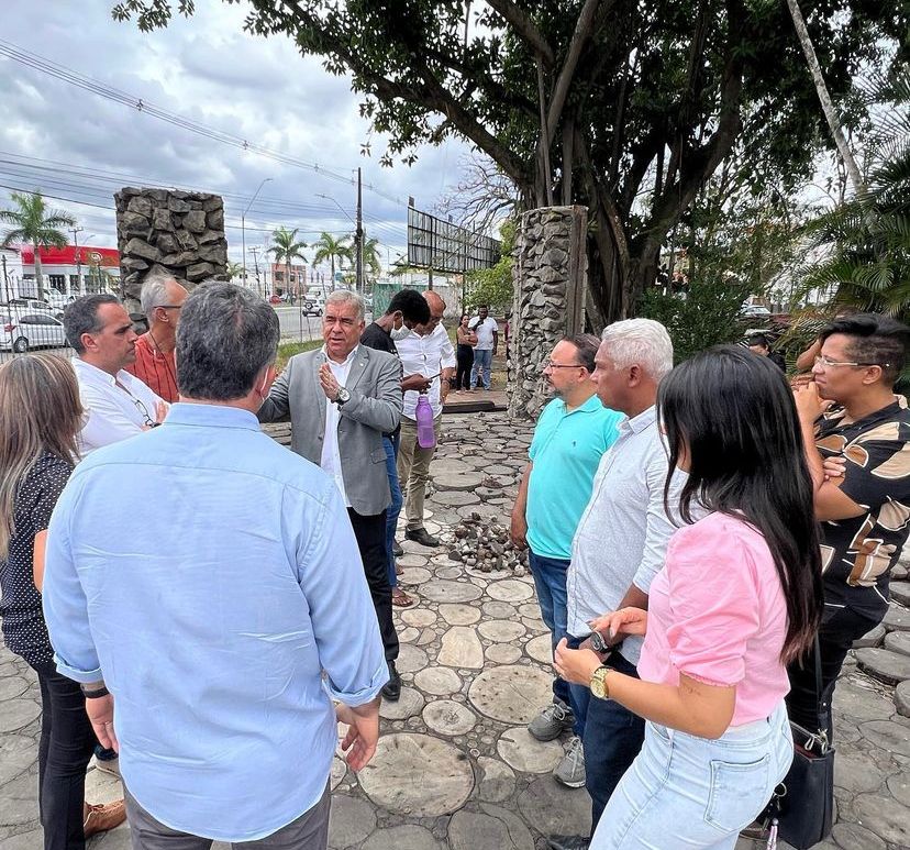 Zé Neto e vereadores visitam obras do Amélio Amorim; Carro de Boi e Abóbora serão recuperados