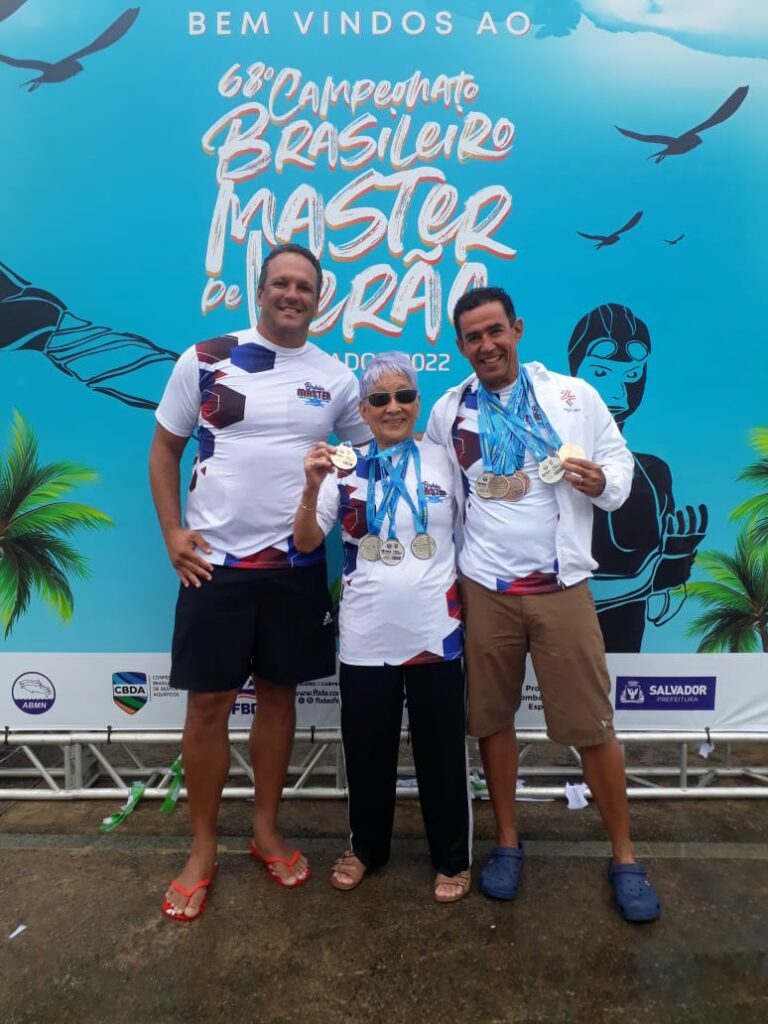 Nadadores Masters de Feira de Santana entre os 10 melhores do Brasil