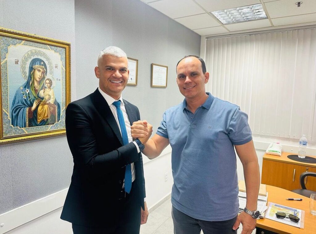 Pablo Roberto recebe apoio do presidente do União Brasil de Feira, visando 2024