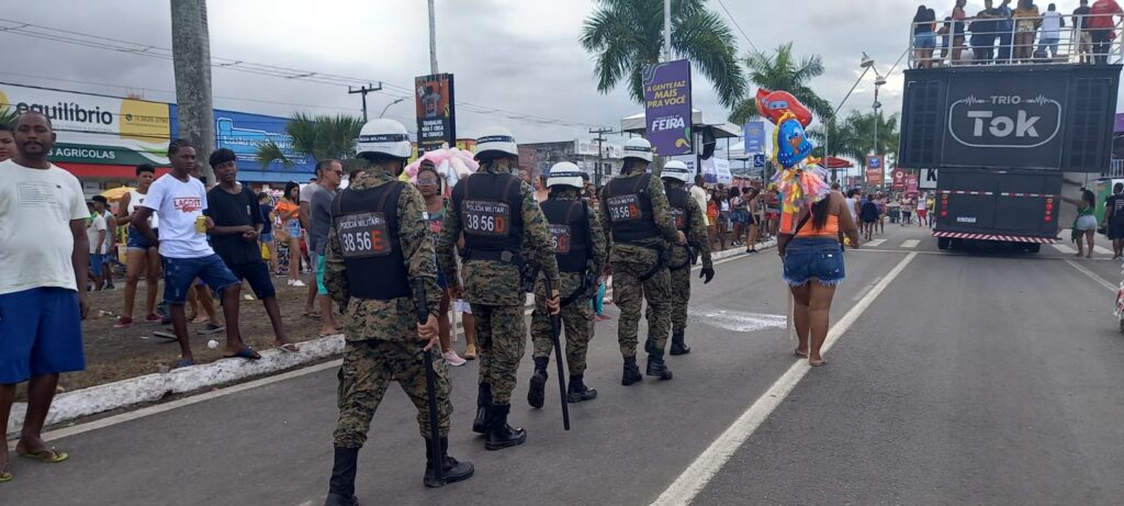 Micareta de Feira termina sem crime grave contra a vida e com sete presos pelo Reconhecimento Facial