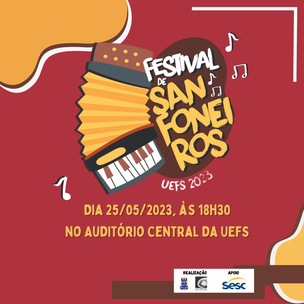 Festival de Sanfoneiros da UEFS será transmitido ao vivo pela TV Olhos D’Água