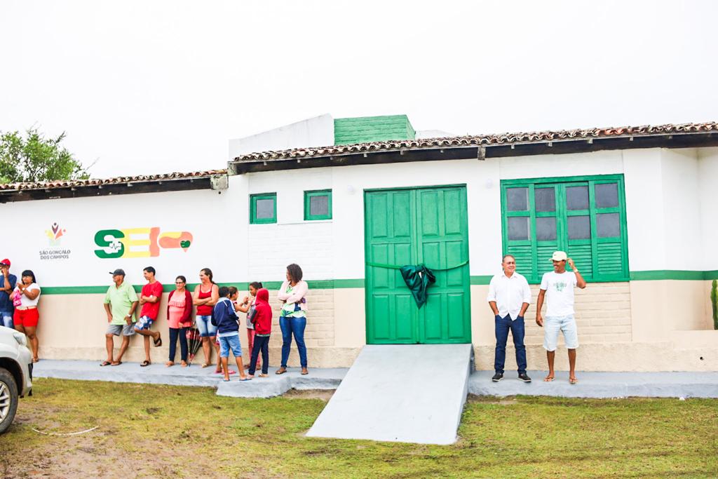 Aniversário de São Gonçalo dos Campos é marcado por inaugurações em diversos pontos da cidade