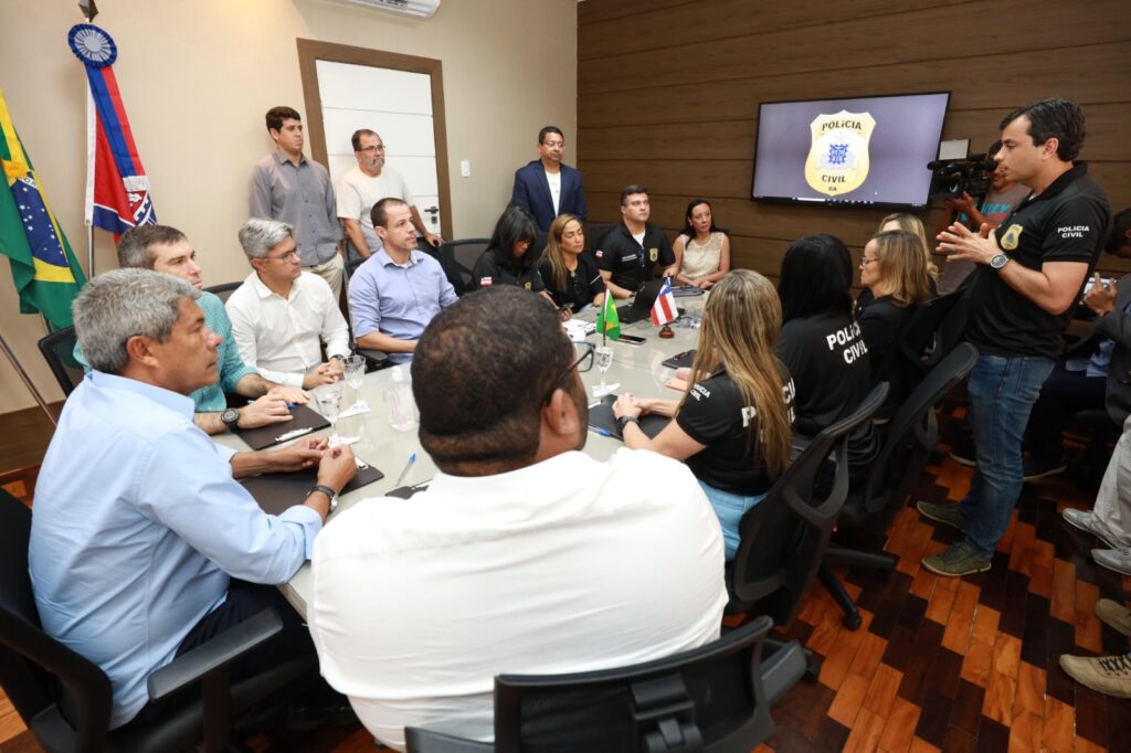 Governador realiza reuniões com órgãos estaduais envolvidos na investigação do caso Mãe Bernadete