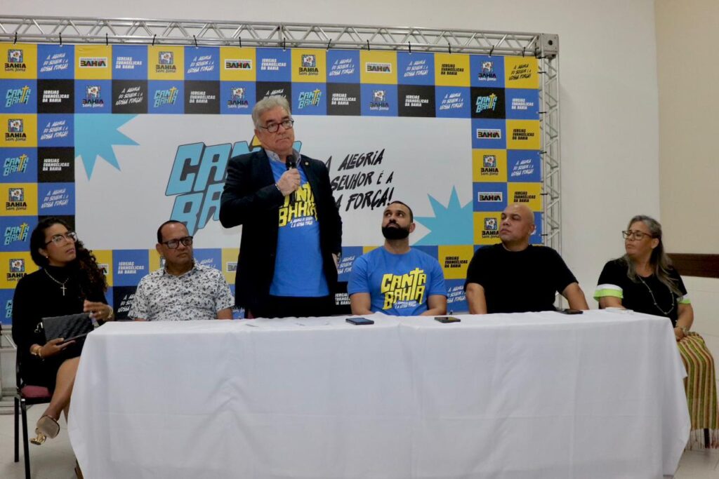 Com apoio de Zé Neto e lideranças evangélicas, 3ª edição do Canta Bahia é lançado em Feira de Santana