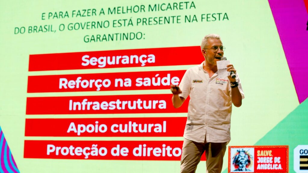 Governo do Estado garante maior esquema de segurança da história da Micareta de Feira e vai homenagear Jorge de Angélica