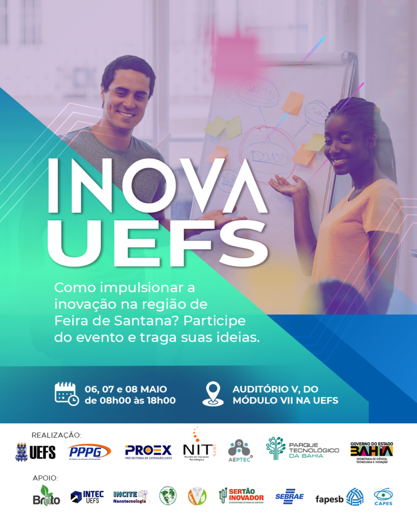 Núcleo de Inovação Tecnológica da UEFS e o Parque Tecnológico da Bahia promovem evento
