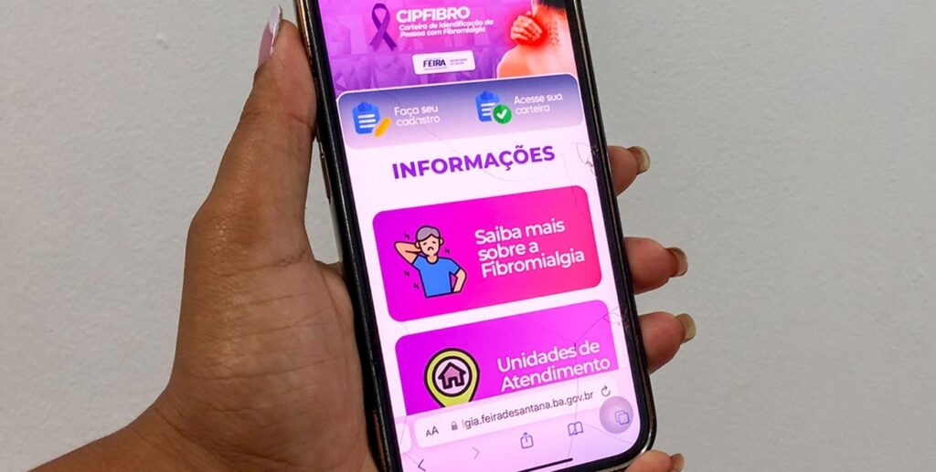 Prefeitura de Feira já emitiu 305 carteiras virtuais para identificação de pessoas com fibromialgia