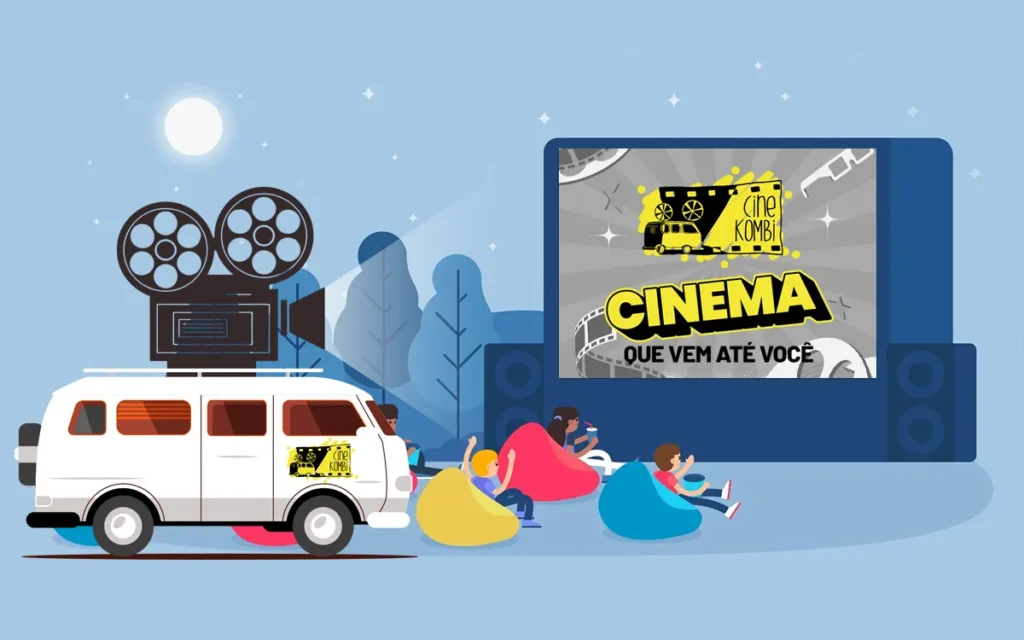 CineKombi chega às comunidades de Feira de Santana com exibição de filmes infantis