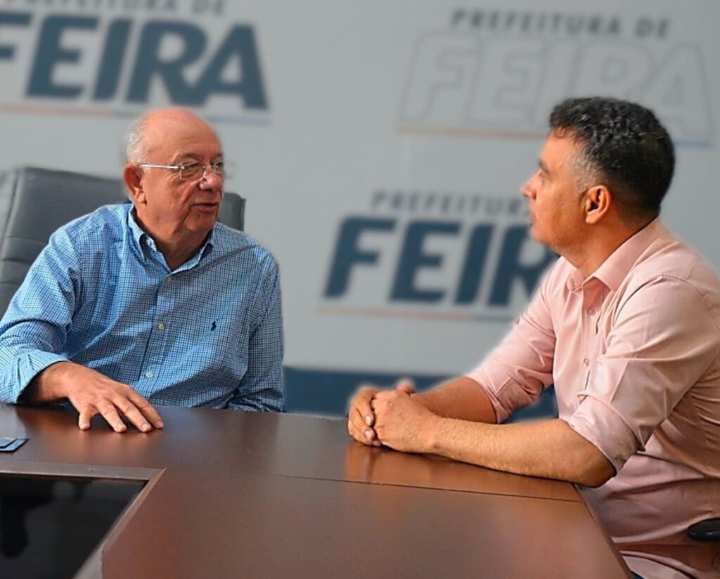 Presidente da Câmara e prefeito se reúnem após posse, para ‘buscar soluções’ sobre o futuro de Feira