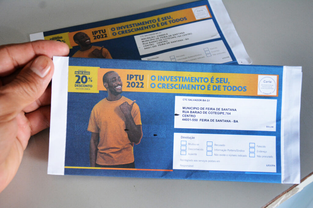 Prefeitura de Feira prorroga prazo para pagamento do IPTU com desconto de 20% até 30 de junho