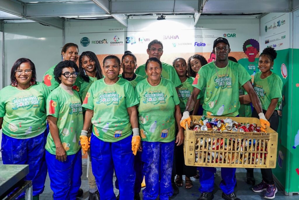 Mais de 8 toneladas de recicláveis coletadas na Micareta de Feira 2025: impacto ambiental positivo e reconhecimento do trabalho dos catadores