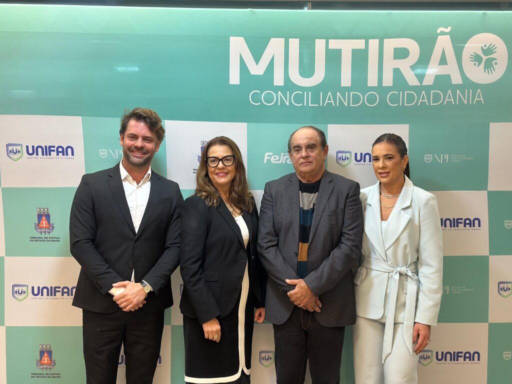 UNIFAN realiza Mutirão de Conciliação e Cidadania com serviços gratuitos para a população de Feira de Santana