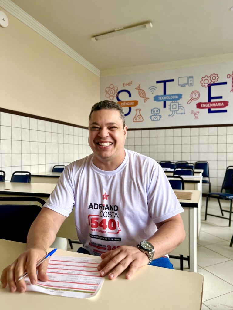 Concorrendo sob liminar, Adriano Costa é eleito presidente do PT de Feira de Santana