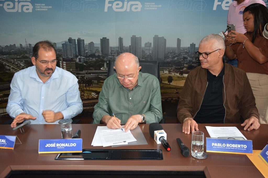 Executivo sanciona projeto que regulamenta eleição de gestores da rede municipal de ensino de Feira