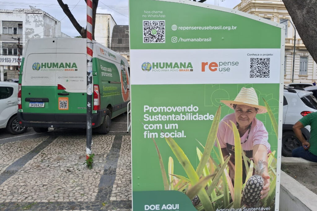 Feira de Santana recebe novos pontos de coleta do projeto ‘Repense Reuse’, promovendo sustentabilidade e solidariedade