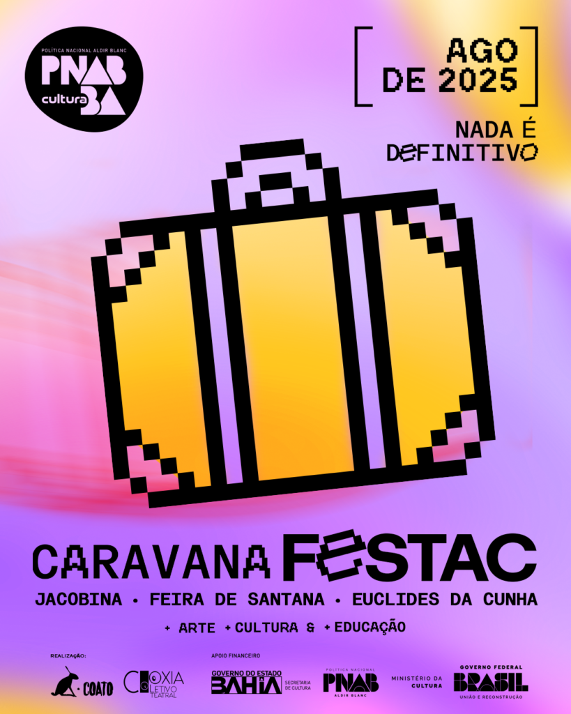 Oficinas da Caravana FESTAC ocorrem dia 30 de agosto em Feira de Santana
