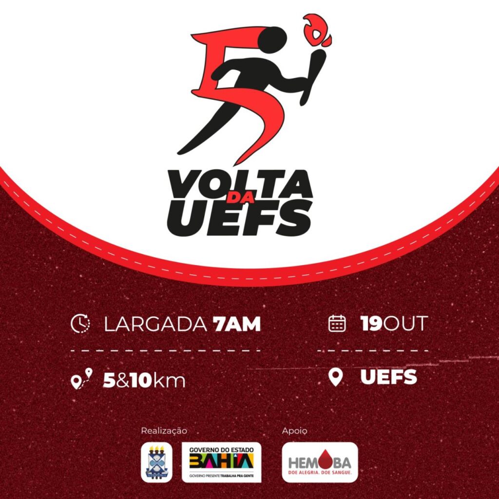 Corrida da UEFS deve reunir 1.500 atletas em Feira de Santana, em outubro