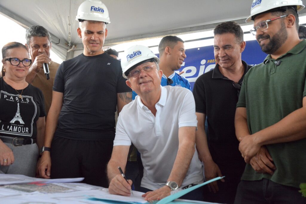 Prefeitura de Feira inicia construção da Unidade Básica de Saúde no bairro Papagaio