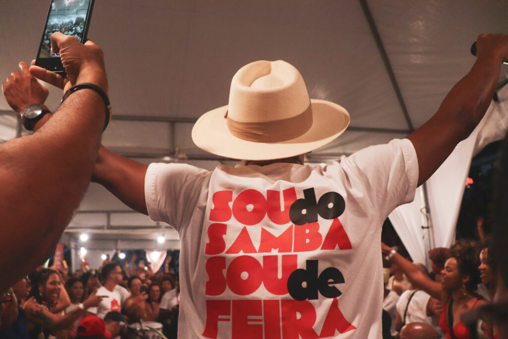 Unidos pelo Samba realiza roda de samba e grava audiovisual em Feira de Santana