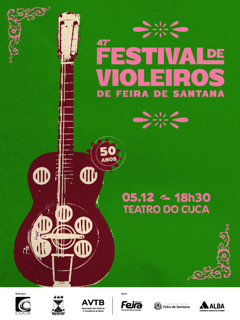 Festival de Violeiros de Feira de Santana comemora 50 anos nesta sexta (05); confira a programação