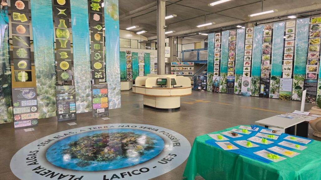 Exposição “Planeta Algas” chega à UEFS e transforma Feira de Santana em porta de entrada para o mundo das algas