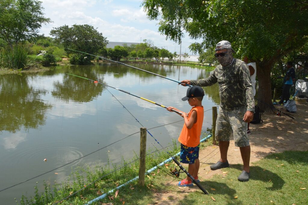 Parque da Lagoa recebe Pescaria Solidária com vagas limitadas e ação solidária em Feira