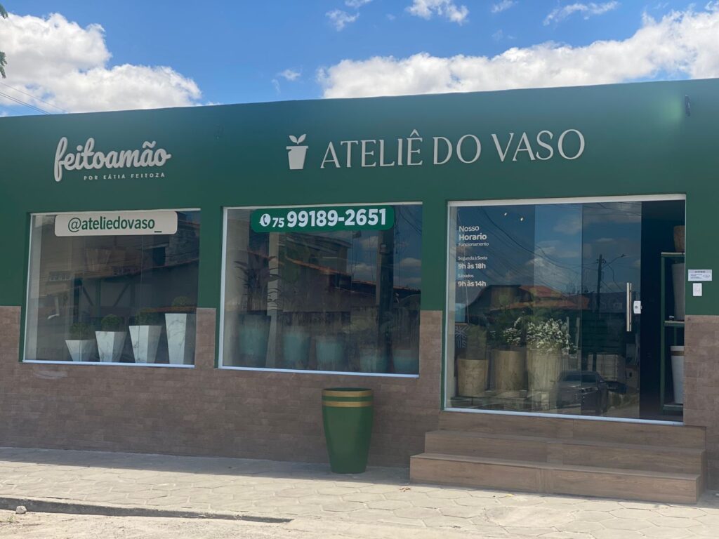 Ateliê do Vaso inaugura loja com peças autorais e identidade própria em Feira de Santana
