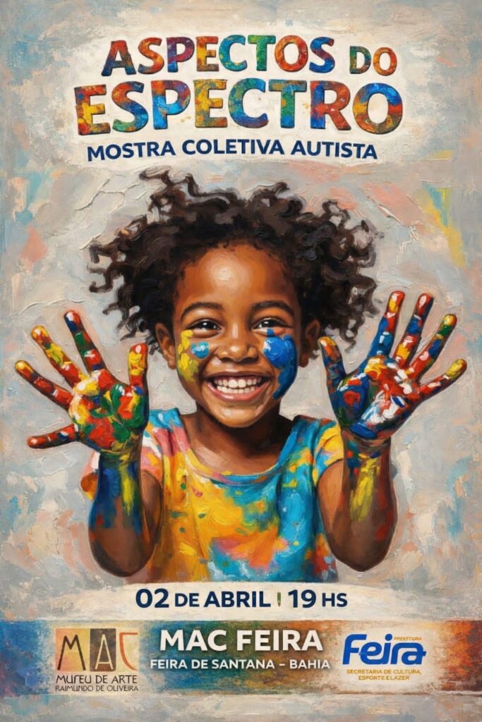 Exposição em Feira de Santana reúne obras de artistas autistas e promove inclusão por meio da arte