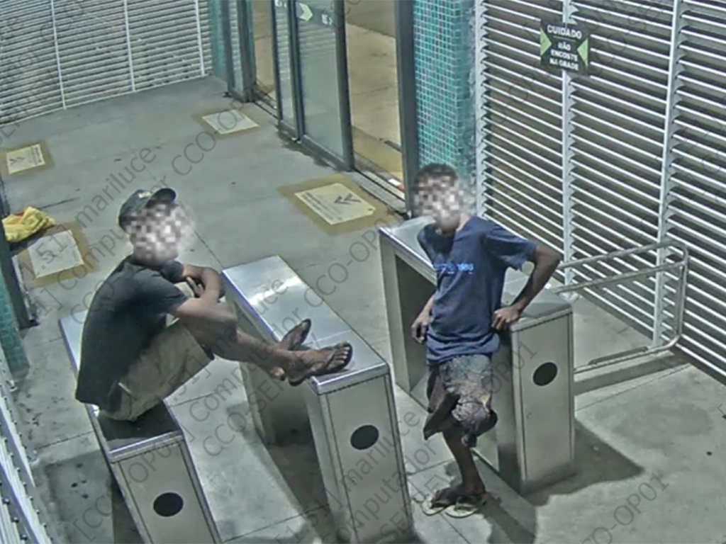 Sistema de câmeras identifica suspeitos de furto de fiação em estação do BRT de Feira de Santana