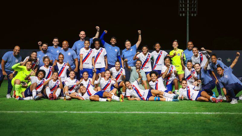Em grande fase, time feminino do Bahia embala sequência e mira duelo contra o Grêmio em Feira de Santana