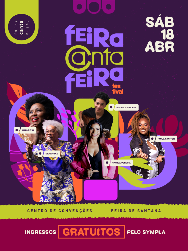 Festival Feira Canta Feira celebra a identidade musical da cidade em espetáculo inédito no Teatro do Centro de Convenções