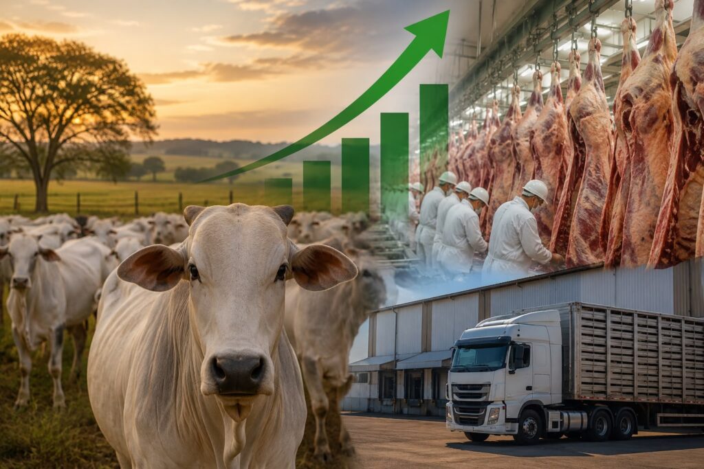 Arroba reage para R$ 325 após redução da oferta de animais na região de Feira de Santana