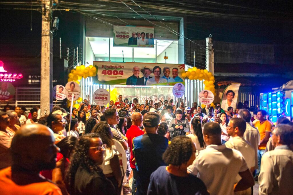 Elisângela Araújo inaugura comitê em Feira de Santana e reforça diálogo com trabalhadores e movimentos sociais