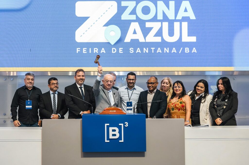 Consórcio ZAD vence leilão da Zona Azul na B3 e vai administrar zona azul de Feira de Santana