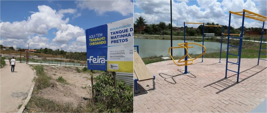 Revitalização transforma Tanque da Matinha dos Pretos em novo espaço de lazer em Feira de Santana