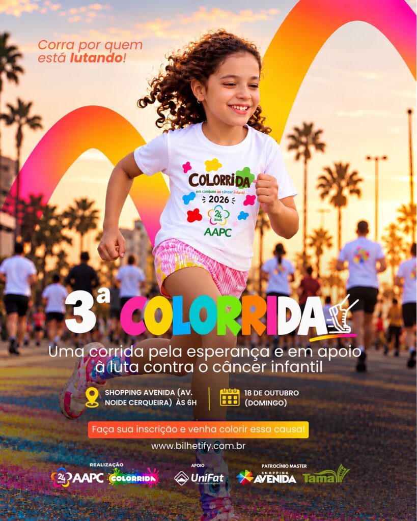 3ª edição da Colorrida lança campanha para garantir sede própria para a AAPC em Feira de Santana